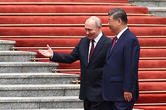 Xi Jinpingas ir Vladimiras Putinas