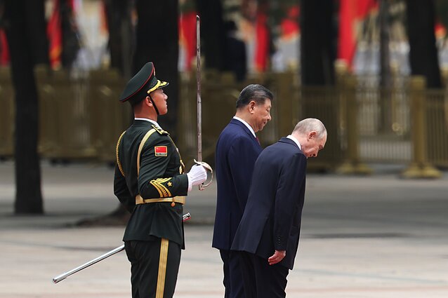 Xi Jinpingas ir Vladimiras Putinas