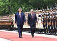  Владимир Путин с председателем КНР Си Цзиньпином 
