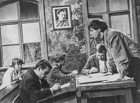 Iš kairės: Audronė Meilutė, Gintas Žilys. 1968 m. 