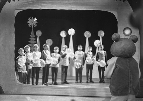 Filmavimo momentas. 1969 m. 