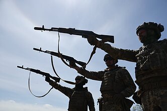 Ukrainos kariuomenės rekrūtai. Asociatyvi nuotr.