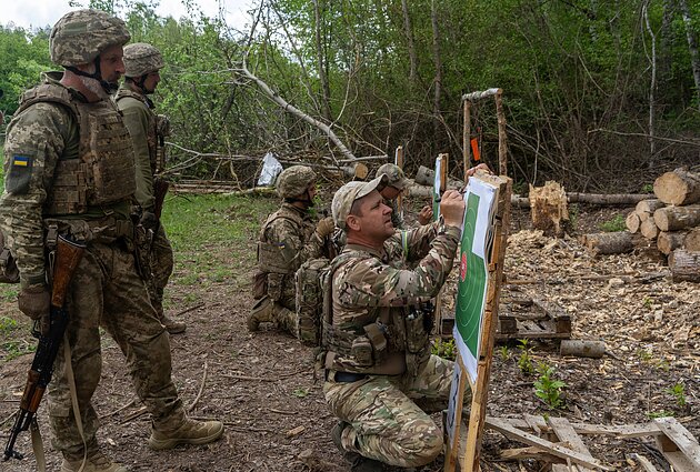 Ukrainos kariuomenės rekrūtai. Asociatyvi nuotr.