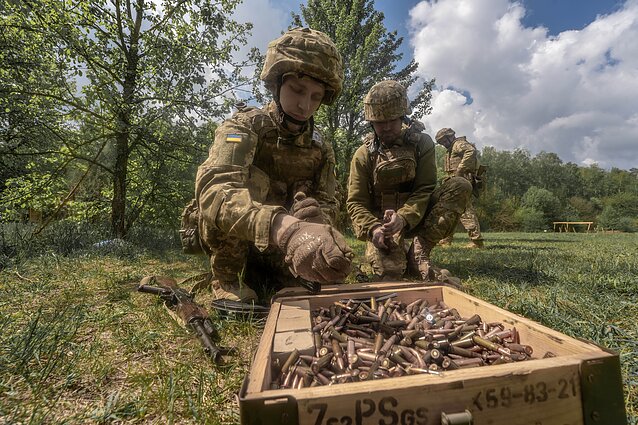 Ukrainos kariuomenės rekrūtai. Asociatyvi nuotr.