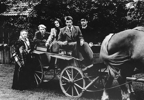 Danutė Juronytė-Zelčiuvienė, Ramūnas Žilakauskas, Rimanta Krilavičiūtė, Dalius Mertinas, Kęstutis Žilinskas. 1988 m. 