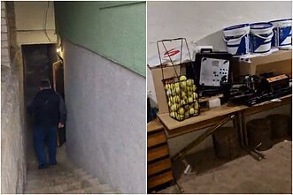 Po paskelbto oro pavojaus gyventojai renkasi į slėptuves Ignalinoje