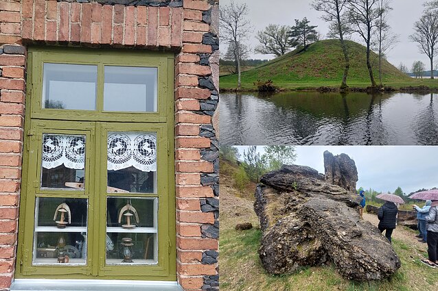 Utenos rajono įdomybės: Užpalių dvaro arklidės, Taurapilio piliakalnis prie Tauragnų ežero ir konglomerato uola