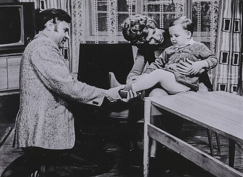 Bronius Talačka ir Irena Lukoševičienė. 1972 m. 
