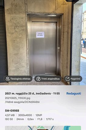 Liftas neveikė ir 2021 m. rugpjūtį, kai nuo atidarymo buvo praėję vos metai