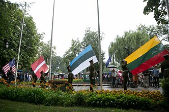 Baltijos šalių vėliavos