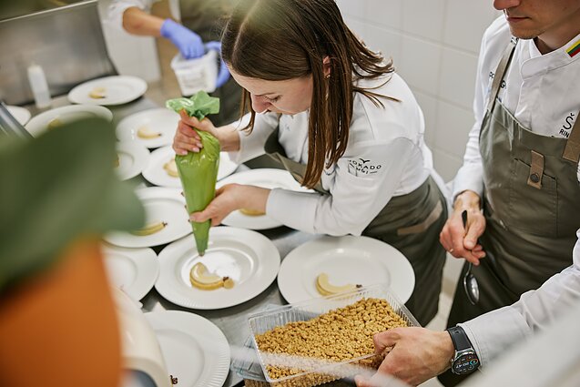 Nacionalinės šefų rinktinės degustacinės vakarienės treniruotė