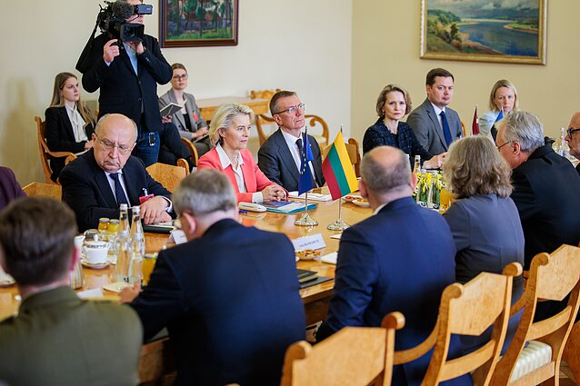  Ursulos von der Leyen ir Baltijos šalių prezidentų susitikimas