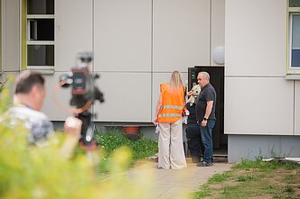 Gaisras Riešės gimnazijoje 