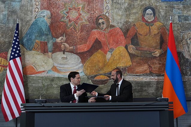 Marco Rubio Armėnijoje pradėjo derybas dėl bendradarbiavimo su JAV