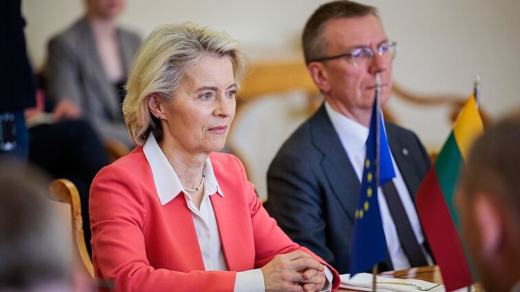 Ursula von der Leyen: dronų incidentai Baltijos šalyse yra tyčinė Rusijos strategija