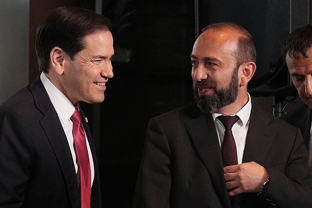 Marco Rubio ir Araratas Mirzojanas Marco Rubio ir Araratas Mirzojanas