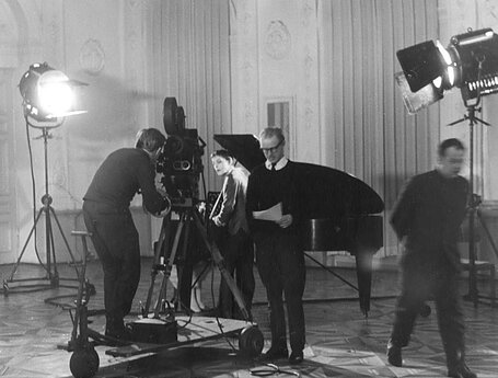 Filmavimo momentas. 1967 m. 
