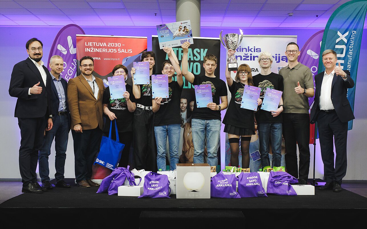 Įvyko jau ketvirtojo kasmetinio Lietuvos jaunųjų inžinierių čempionato STEAM TEAM finalas.