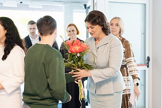 Pirmoji ponia lankosi Klaipėdos Hermano Zudermano gimnazijoje