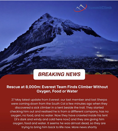 „SummitClimb“ įrašas 