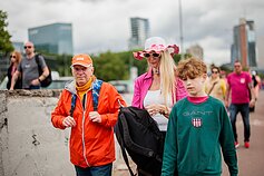 Šaltibarčių festivalyje – rožinis ėjimas