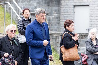 Visagine atsisveikinama su sportininku, parlamentaru Jevgenijumi Šuklinu