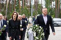 Visagine atsisveikinama su sportininku, parlamentaru Jevgenijumi Šuklinu
