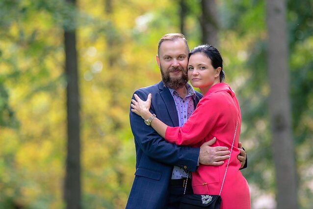Anželika su vyru Aidu
