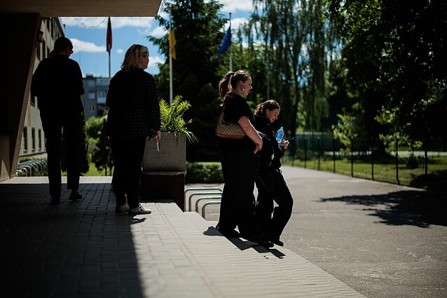 Abiturientai laiko lietuvių kalbos ir literatūros egzaminą