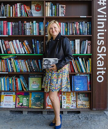 Skaityklos organizatorė Jurga Mandrijauskaitė