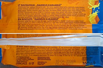 Sausainiai „Gaidelis“.