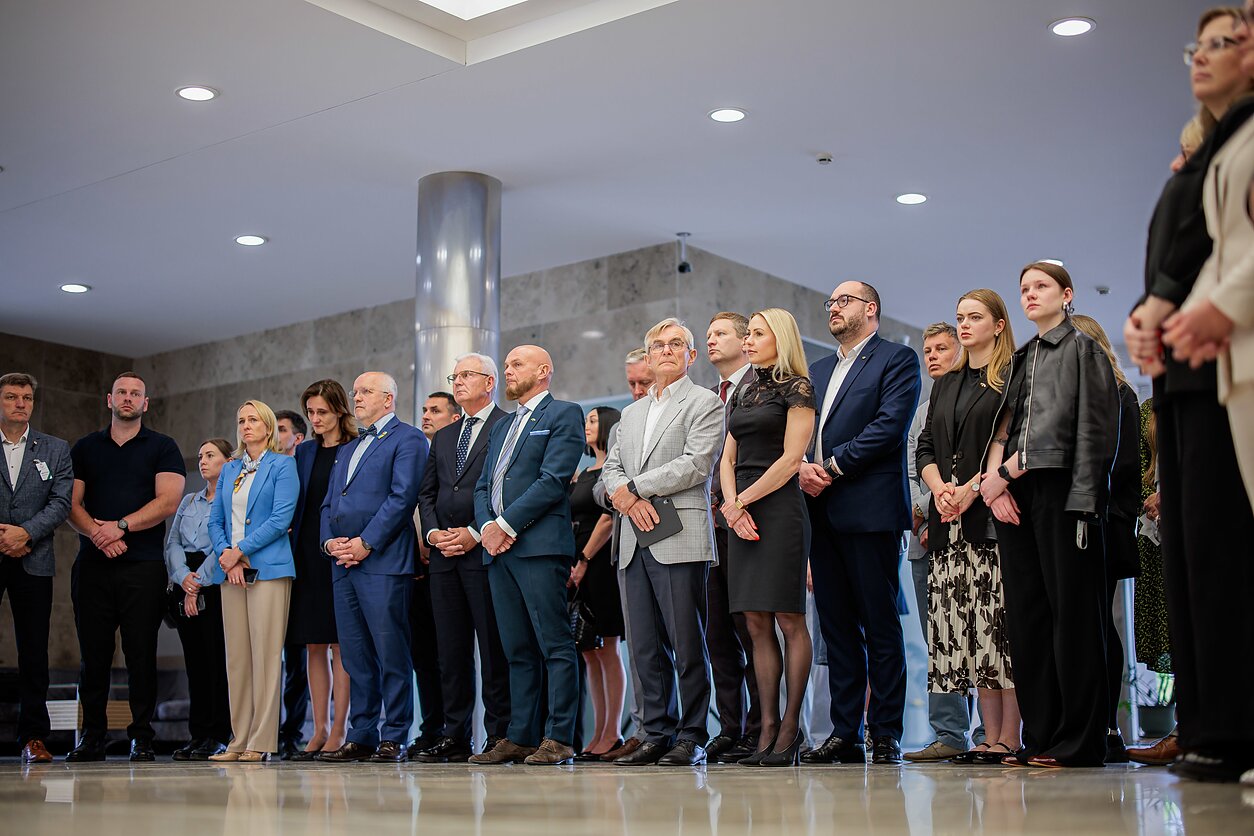 Jevgenijaus Šuklino atminimas pagerbtas ir Seime
