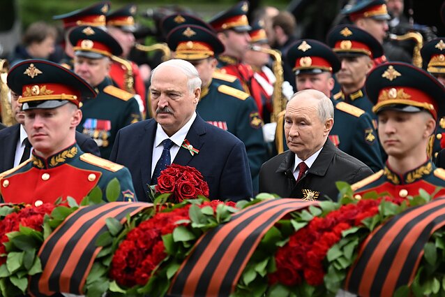 Vladimiras Putinas ir Aliaksandras Lukašenka