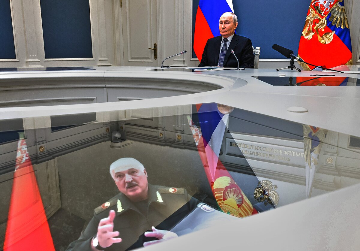 Vladimiras Putinas ir Aliaksandras Lukašenka