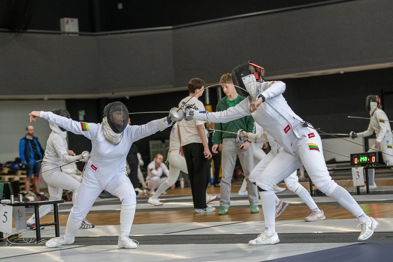 Lietuvos U23 fechtavimosi čempionai – Šimkutė ir Lozenko Lietuvos U23 fechtavimosi čempionai – Šimkutė ir Lozenko