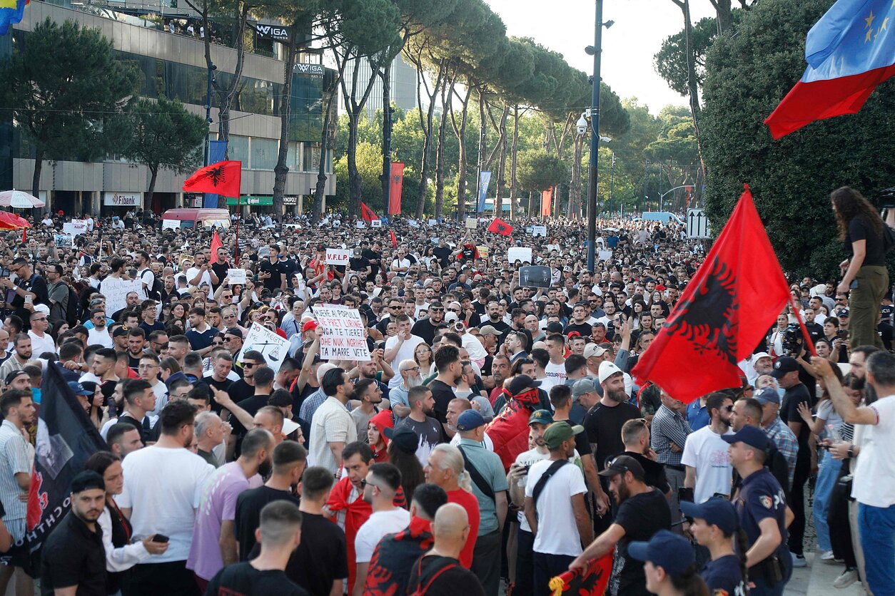 Protestai Albanijoje Protestai Albanijoje