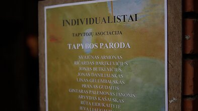 „Individualistų“ tapyba Naujuosiuose Valkininkuose