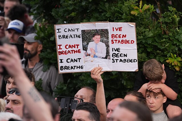 Protestas dėl Henry`io Nowako nužudymo Protestas dėl Henry`io Nowako nužudymo