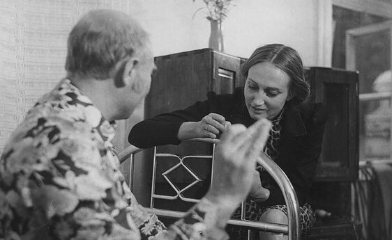 Bronius Talačka ir Jūratė Onaitytė. 1981 m. 
