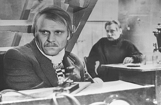Vladas Bagdonas (kairėje) ir Arnas Rosenas. 1980 m. 