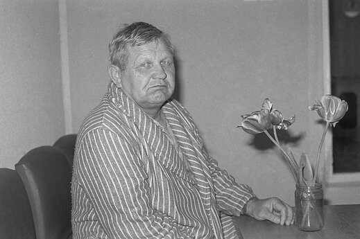 Apsaugos rinktinės vyresnysis policininkas Algirdas Guželis. 1991 m. 