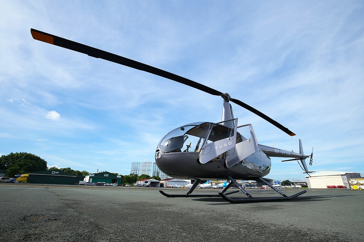 Sraigtasparnis „Robinson R44“. Asociatyvi nuotr.