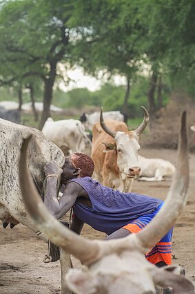Pietų Sudanas. Mundari gentis
