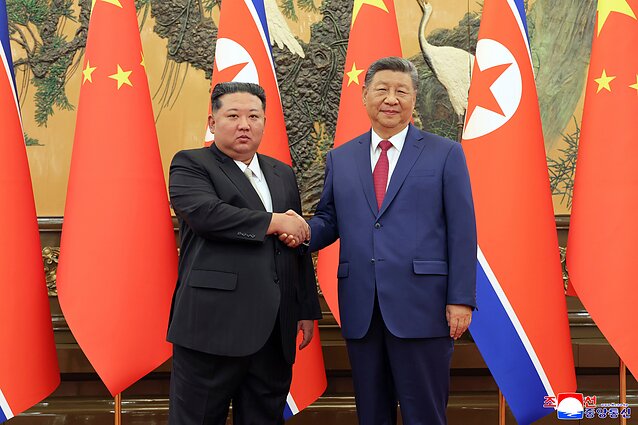 Kim Jong Unas ir Xi Jinpingas