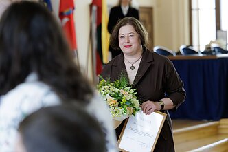 Česlovo Kudabos premija įteikta kraštovaizdžio geografei Giedrei Godienei