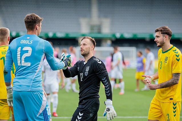 Tomas Švedkauskas ir Edgaras Utkus. Baltijos taurės pusfinalis: Lietuva – Latvija