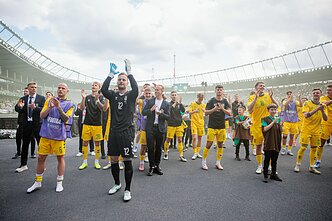 Lietuvos futbolo rinktinė. Baltijos taurės pusfinalis: Lietuva – Latvija