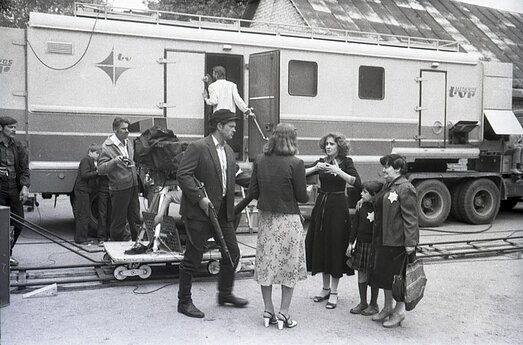 Filmavimo momentas. 1984 m. 