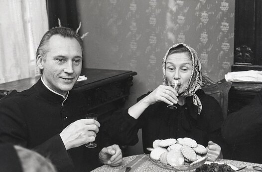 Juozas Rygertas ir Rūta Staliliūnaitė-Matulevičienė. 1984 m. 