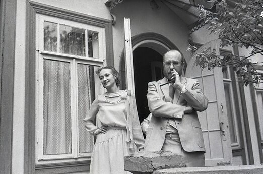 Jūratė Onaitytė ir Antanas Šurna. 1984 m. 